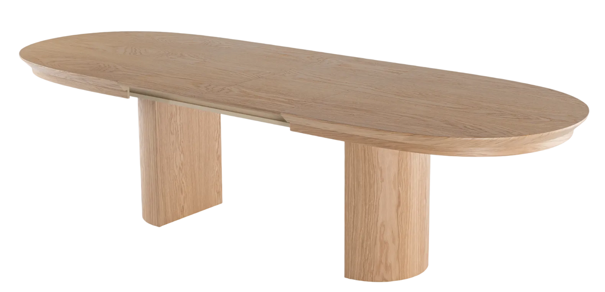 Table à manger extensible Como 200–290 cm – chêne naturel