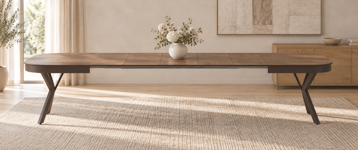Parma uitschuifbare eettafel 140–340 cm