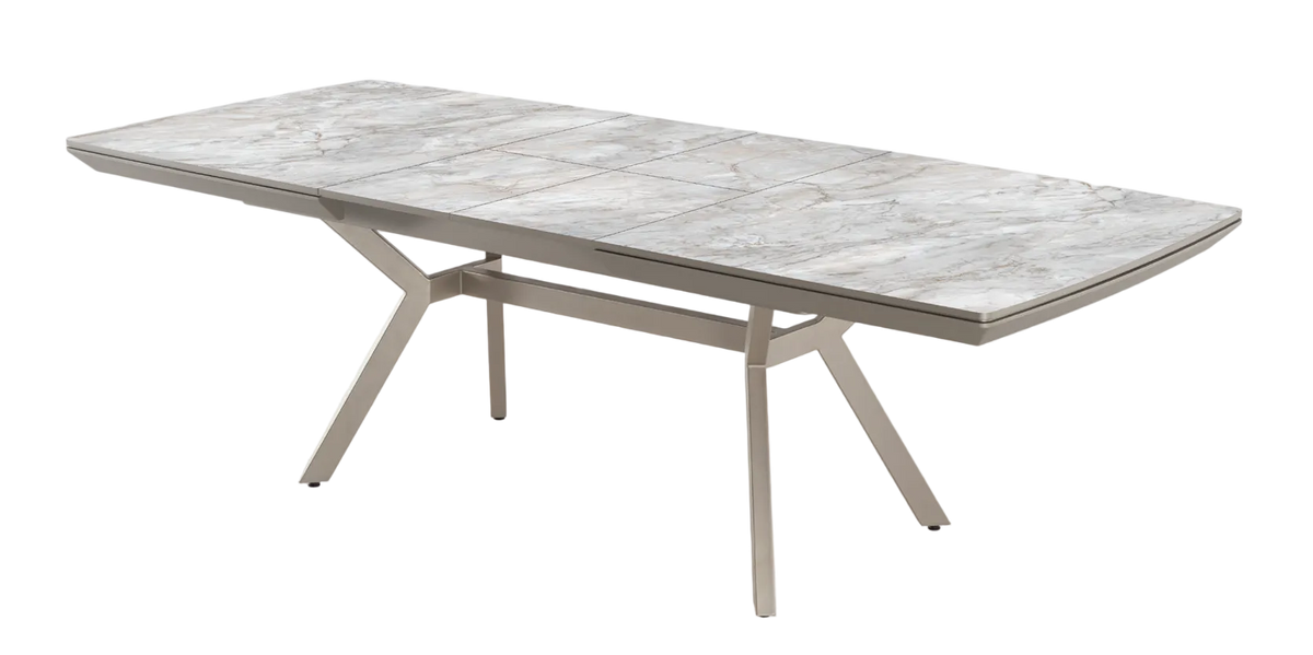 Titanyum uitschuifbare eettafel 180–260 cm