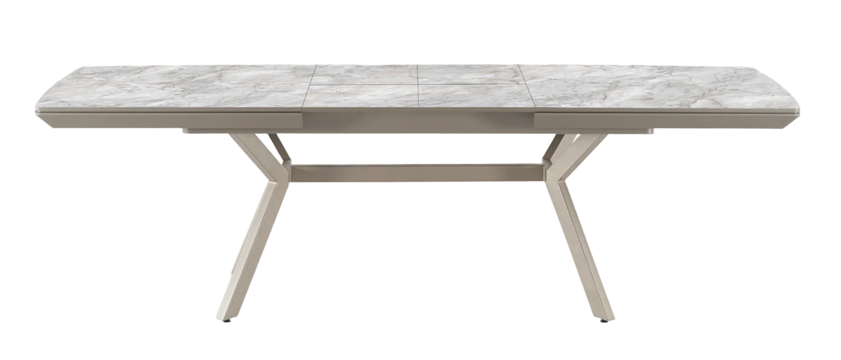 Titanyum uitschuifbare eettafel 180–260 cm