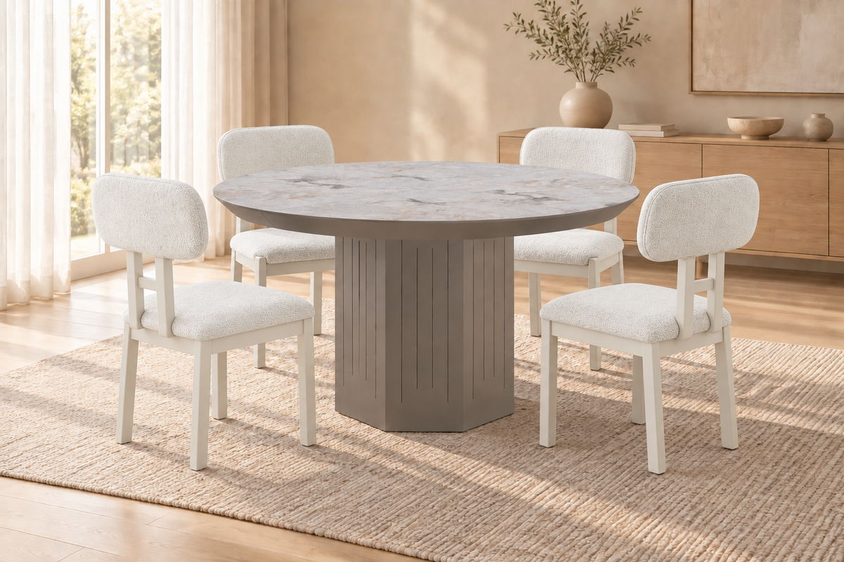 Eetkamerset Master 130-322 + 4 Class-stoelen