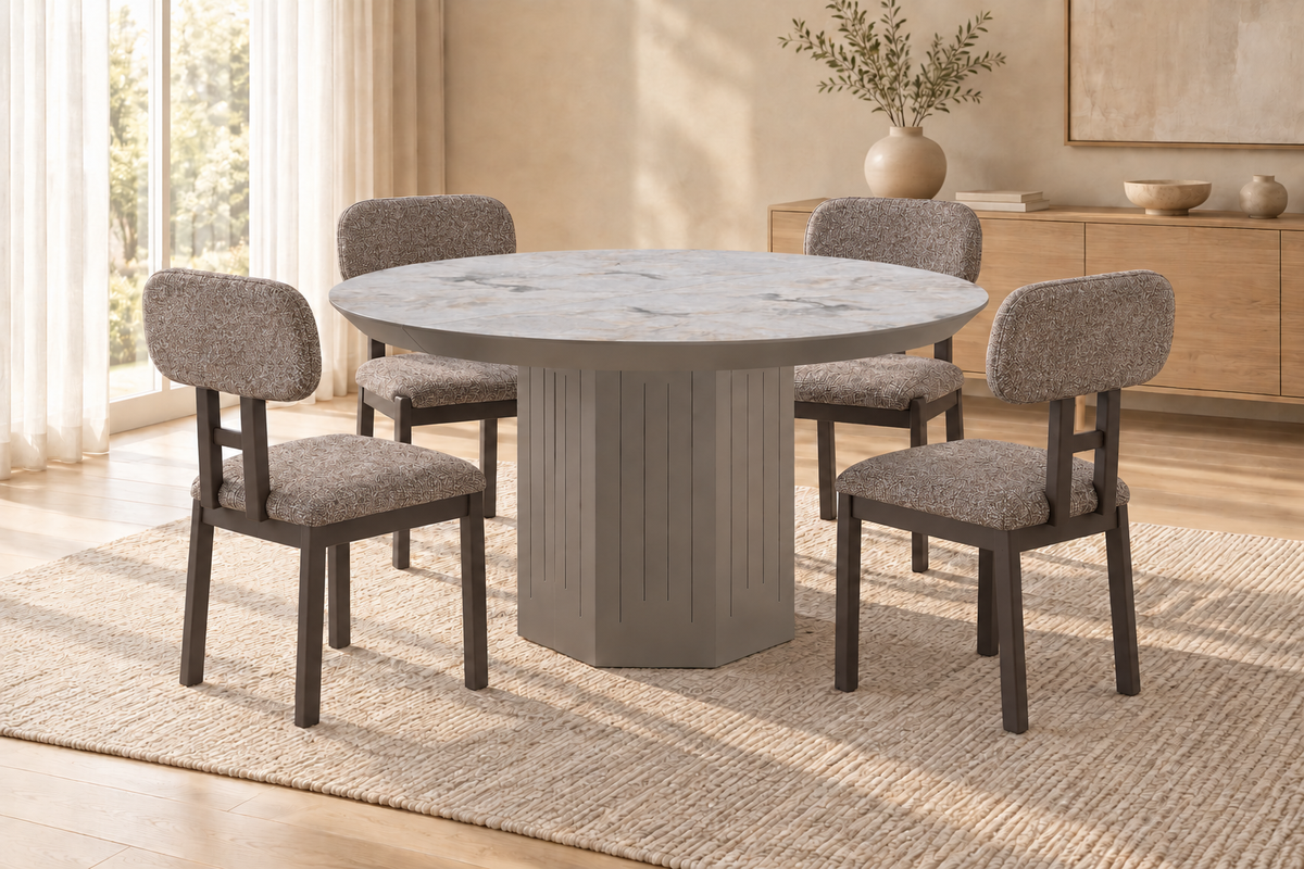 Eetkamerset Master 130-322 + 4 Class-stoelen